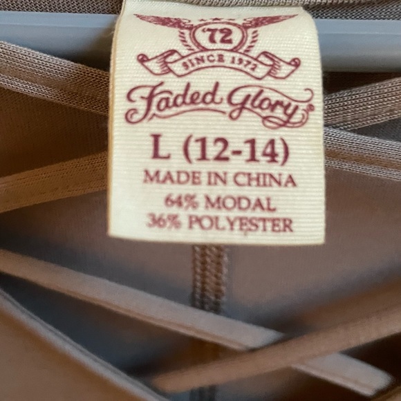 Grey/Tan Shirt with Crosses on Chest - Picture 3 of 3